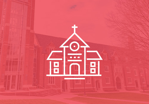 IPA_ChristianSchools_Icon_Cover A university building with a tall vertical structure at one end