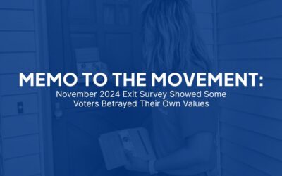 MEMO TO THE MOVEMENT: November 2024 Exit Survey Showed Some Voters Betrayed Their Own Values When Supporting Pro-Abortion Ballot Referendums